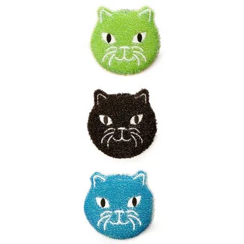 CAT SPONGES SET OF 3