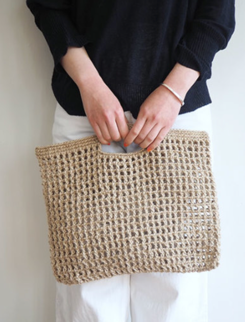 Fog Linen Work 黃麻手工編織包