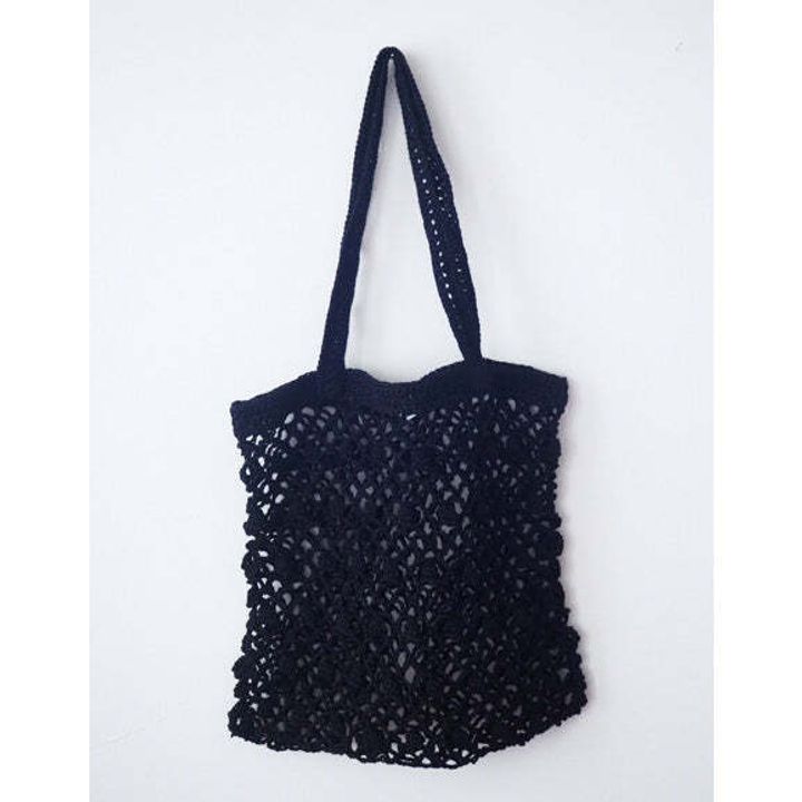Fog Linen Work 亞麻手工鉤編手提包