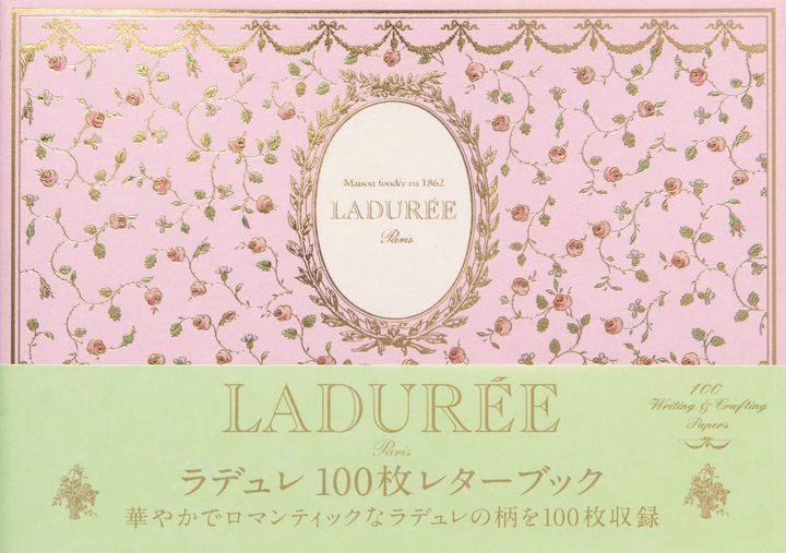 Ladurée 花紋信紙100枚