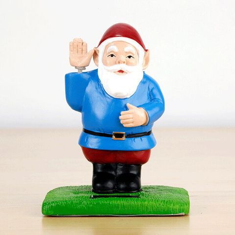 Solar Gnome 精靈小矮人揮揮手