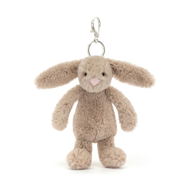 Jellycat 拿鐵灰兔兔吊飾 (18cm)