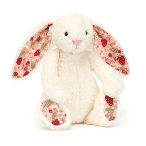 Jellycat 柔軟兔兔 31cm / 碎花典雅白