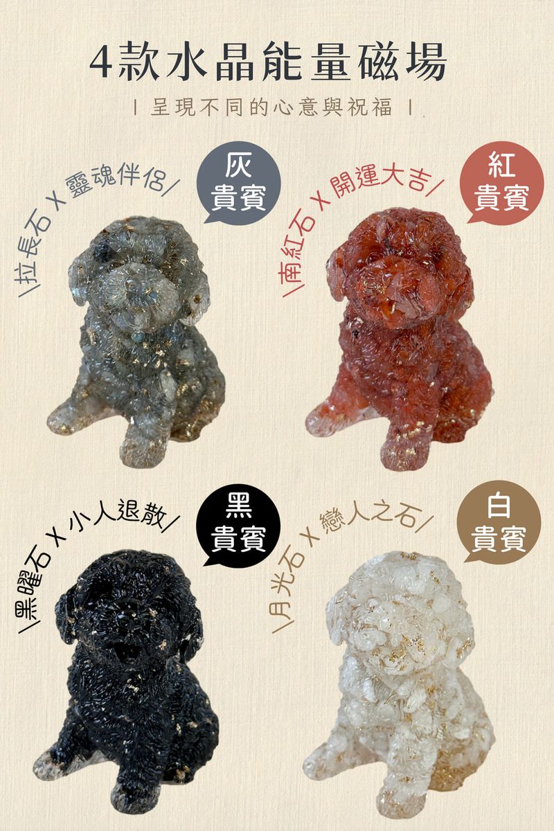 彤恩時尚_M號水晶貴賓狗 (2)