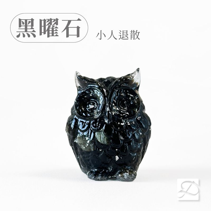 彤恩時尚-M號貓頭鷹-黑曜石