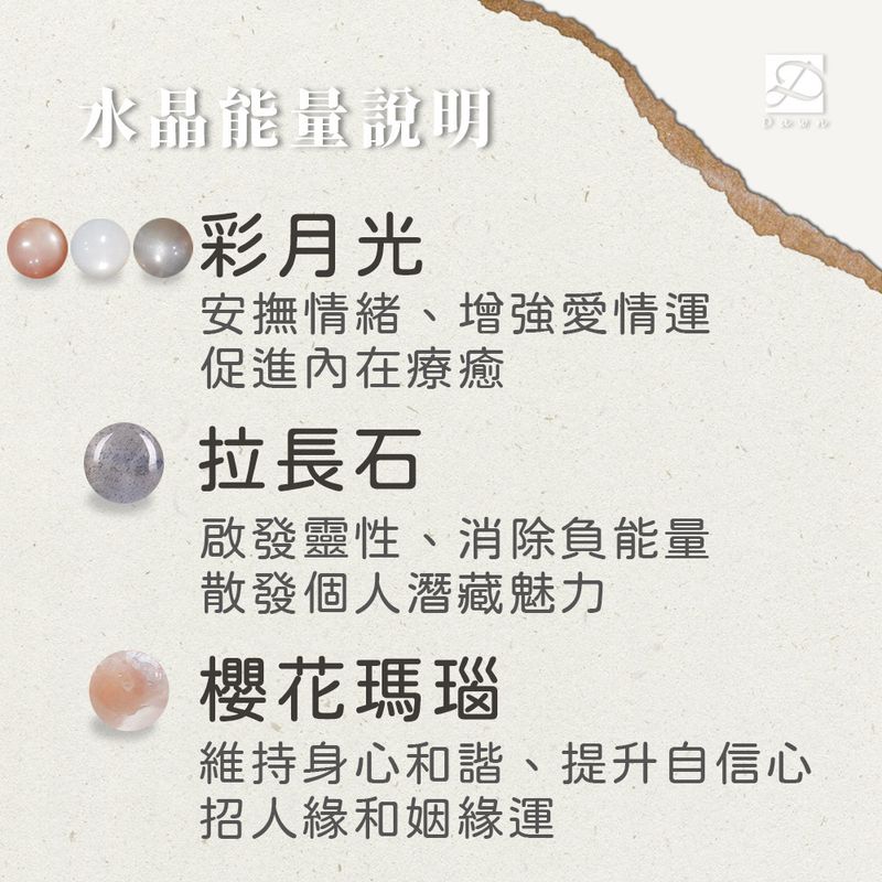 彩月光 拉長石 櫻花瑪瑙