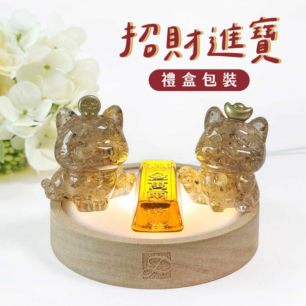 彤恩時尚-水晶招財貓禮盒首圖