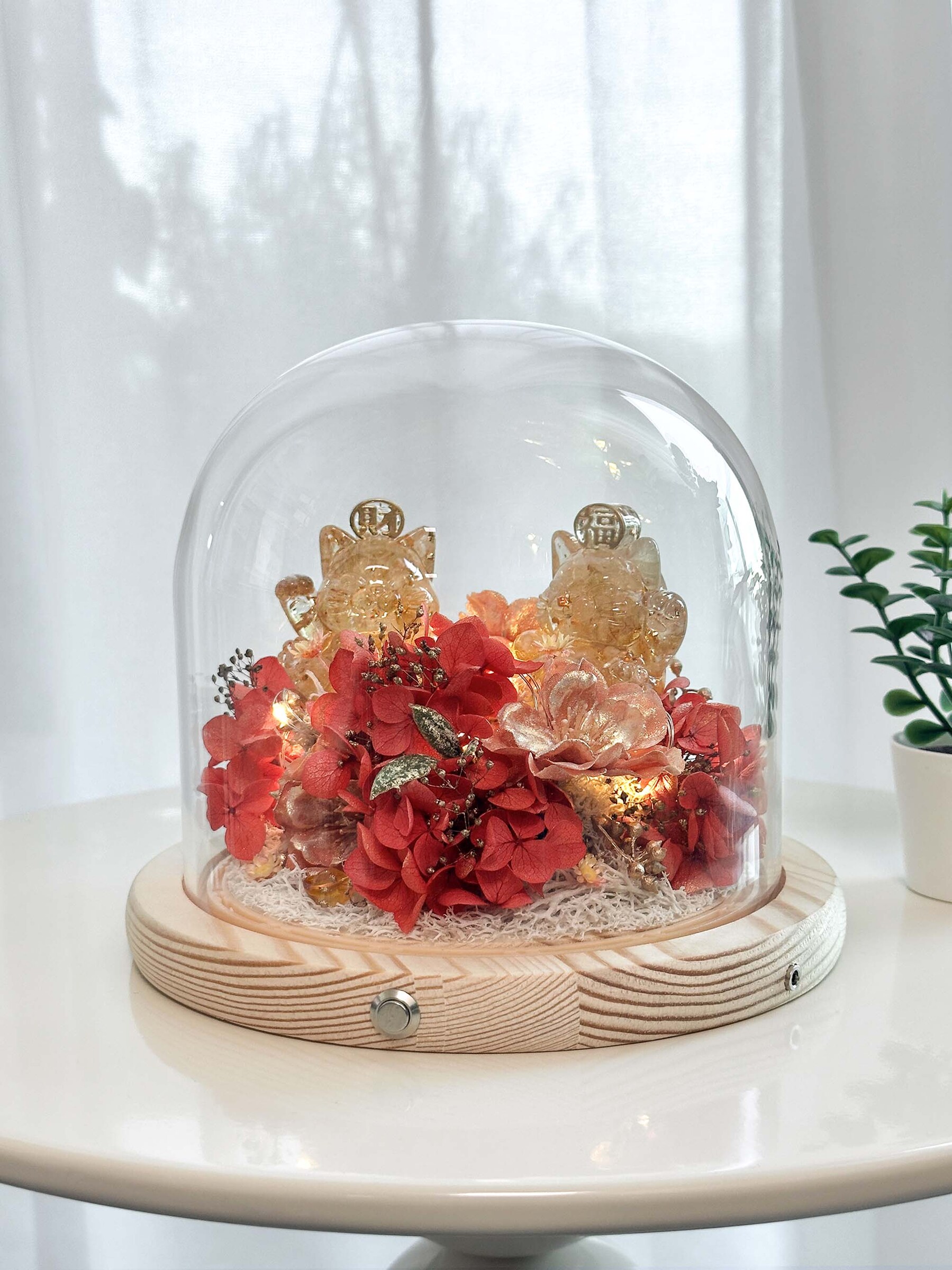 彤恩時尚_旺財旺福永生花玻璃罩 (13)