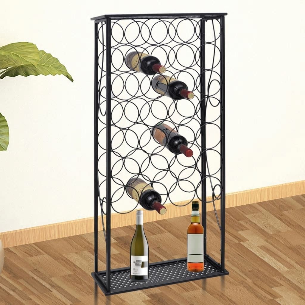 28-bottle-wrought-iron-wine-rack-stand-in-black_00