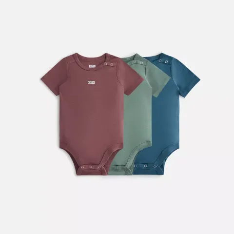 KITH ベビー洋服3点セット 0/3M Kith Baby Blocked Monogram Nelson Sweatshirt - Fuel – Kith Japan