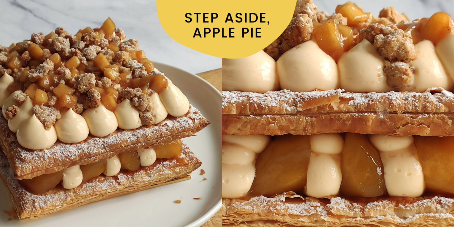 Feast by Justina Yong | MAPLE-ROASTED APPLE MILLE FEUILLE