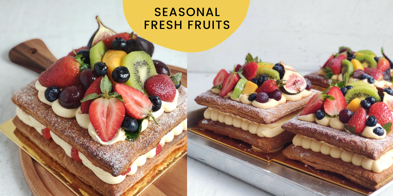Feast by Justina Yong | SUMMER FRUIT MILLE-FEUILLE