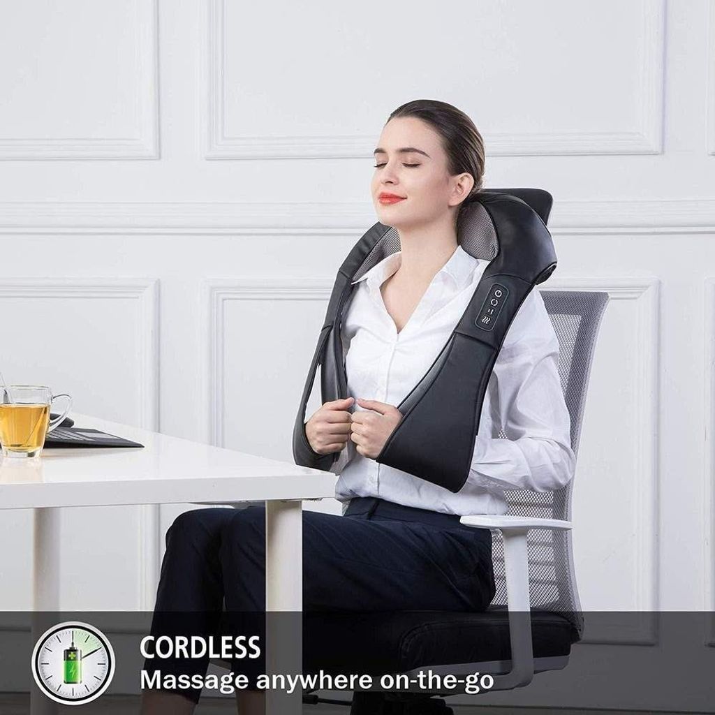 Cordless Neck and Shoulder Massager with Heat