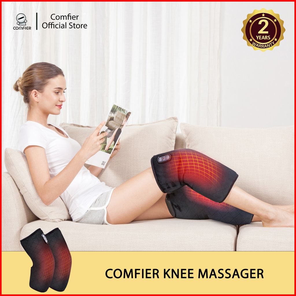 Knee Massager Far Infrared Heat Therapy Vibration Knee Joint CareTool –  ComfiWorld