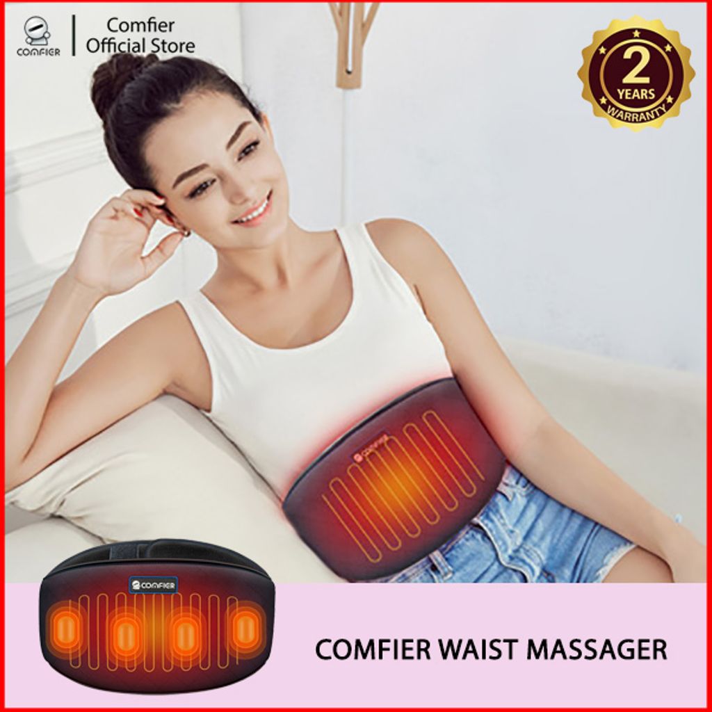 CF-6006N Unisex Waist Belt Vibration Massager with Heat Therapy