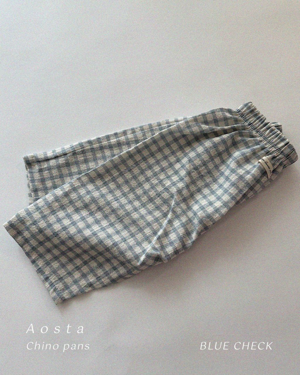치노바지 블루체크1
