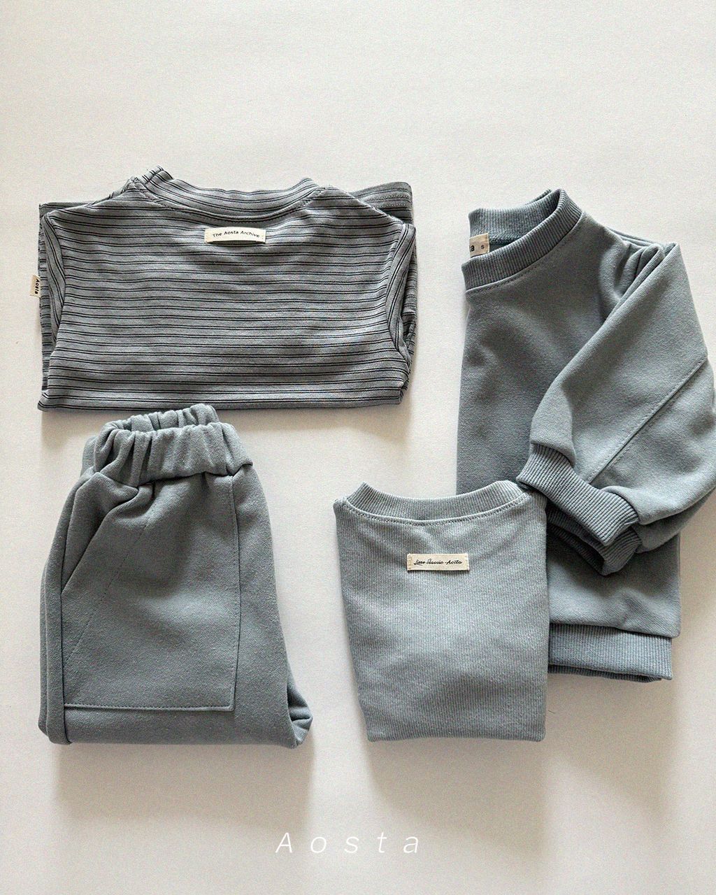 데일리 팬츠 블루5