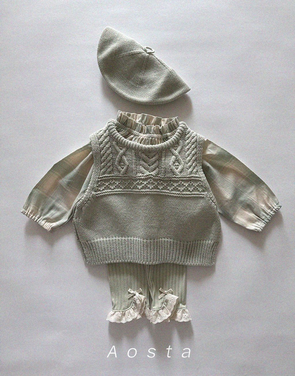 르체크블라우스 민트3