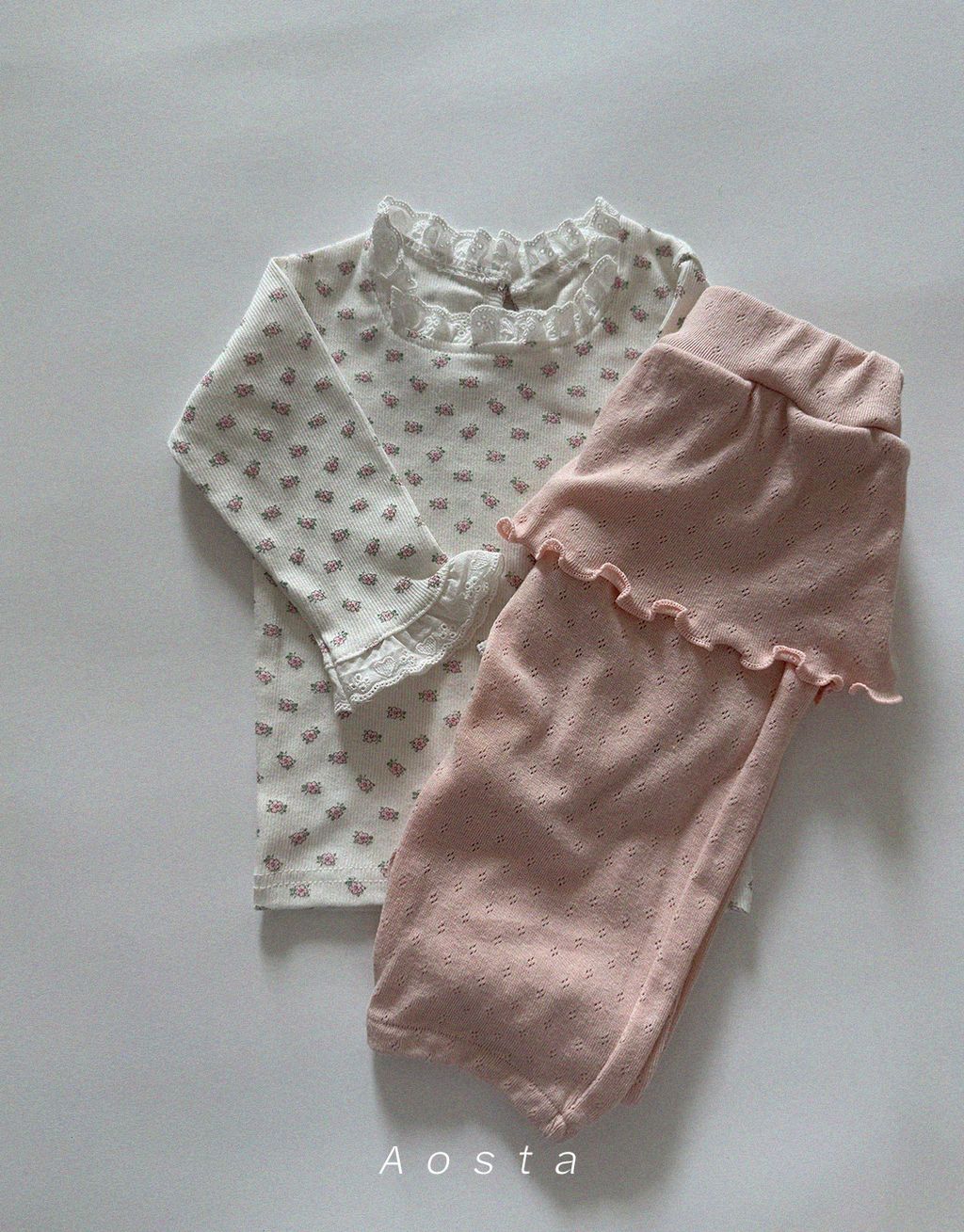 엔젤 프릴바지 핑크6