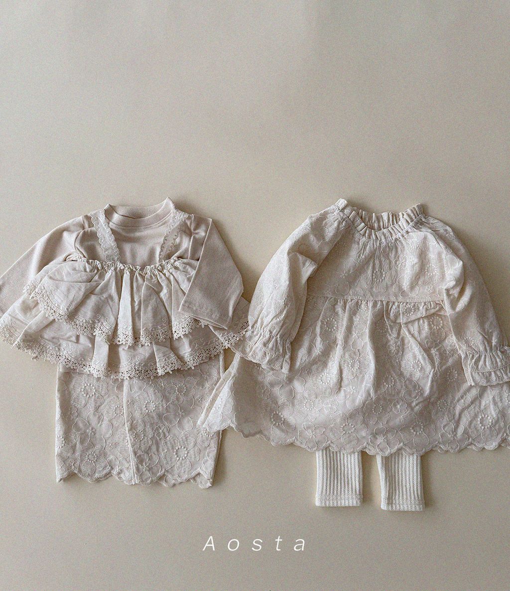 엘린 원피스 아이보리 꽃 자수15