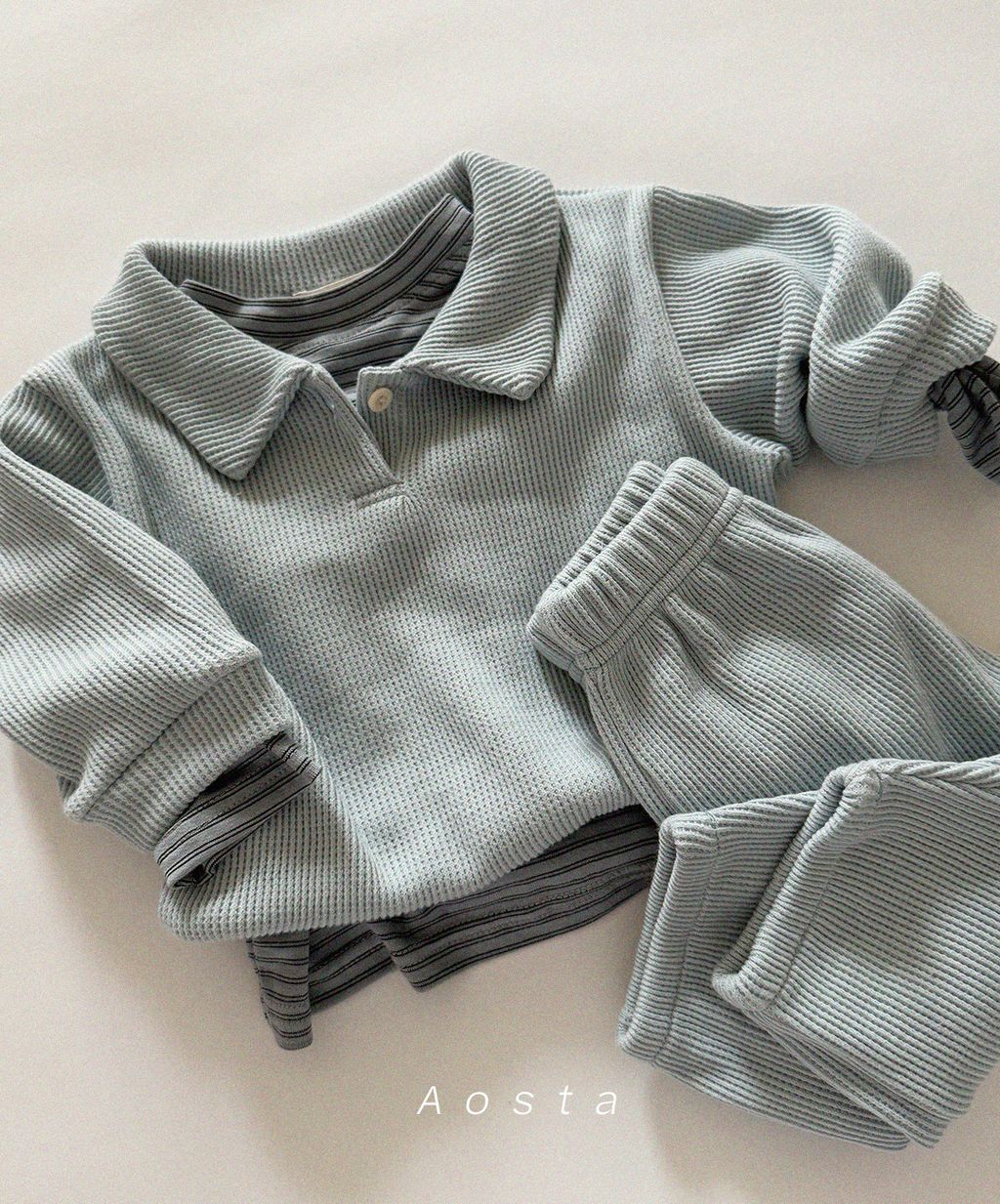 와플팬츠 블루6