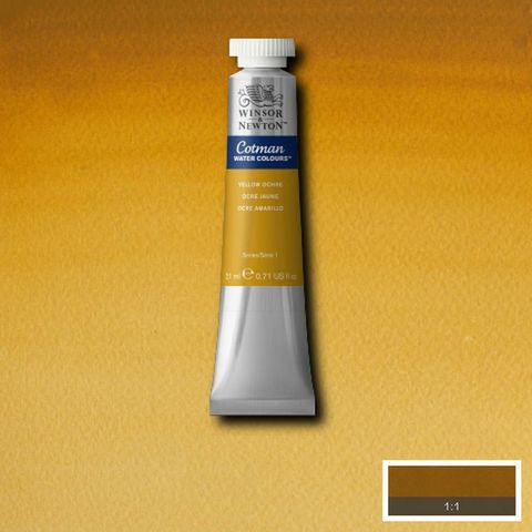 英國溫莎牛頓水彩顏料Yellow Ochre-744.jpg