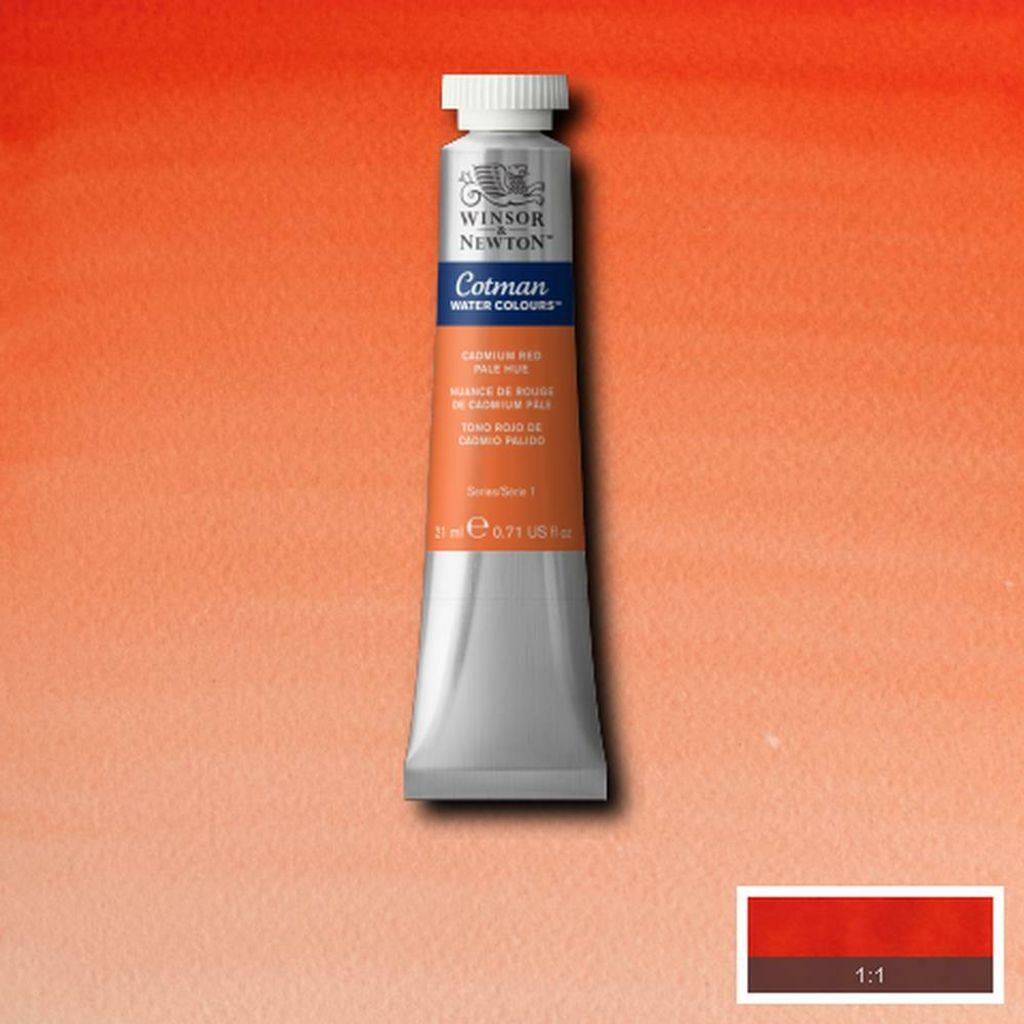英國溫莎牛頓水彩顏料Cadmium Red Pale Hue-103.jpg