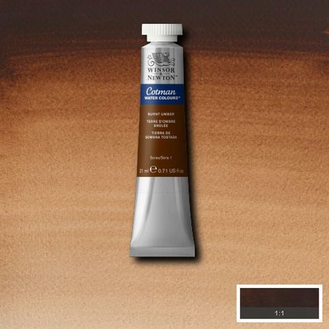 英國溫莎牛頓水彩顏料Burnt Umber-076.jpg