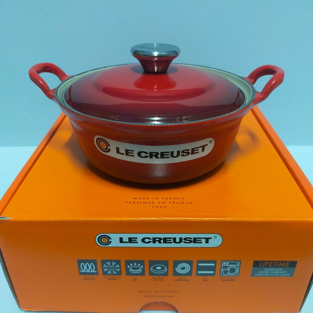 Le Creuset Low Stewpot - 20cm - Cerise – ZA Luxe TS