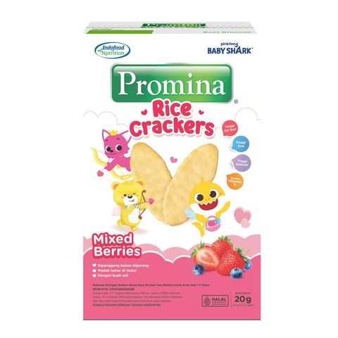 Promina Rice Crackers Mixed Berries