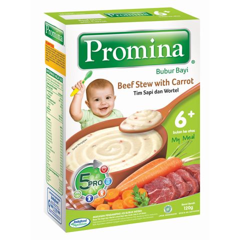 Promina 6+ BC Beef Stew with Carrot (Sapi dan Wortel) 120g