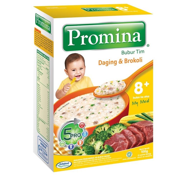 Promina 8+ FOC Beef & Broccoli (Daging & Brokoli) 100g