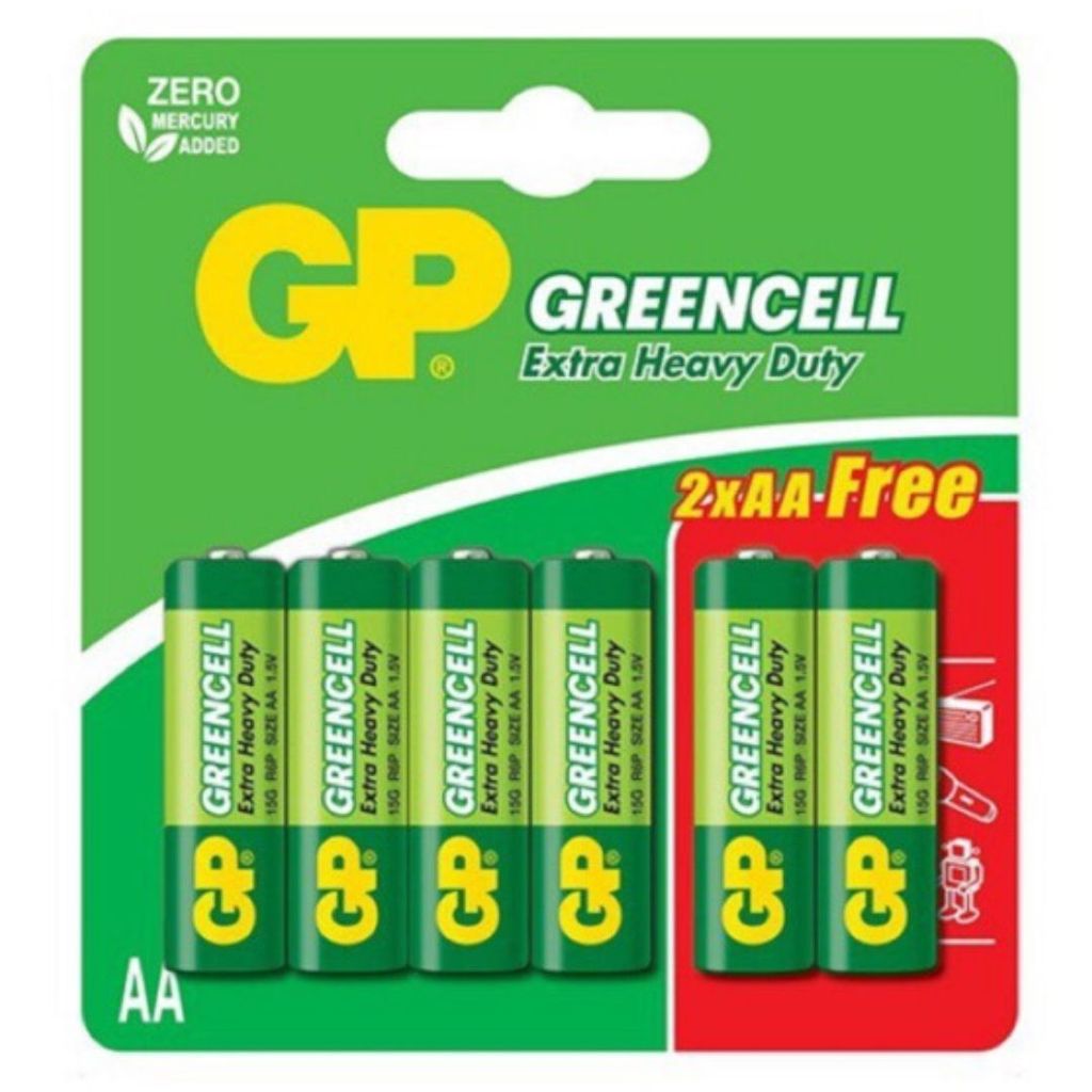GP Greencell AA 4+2