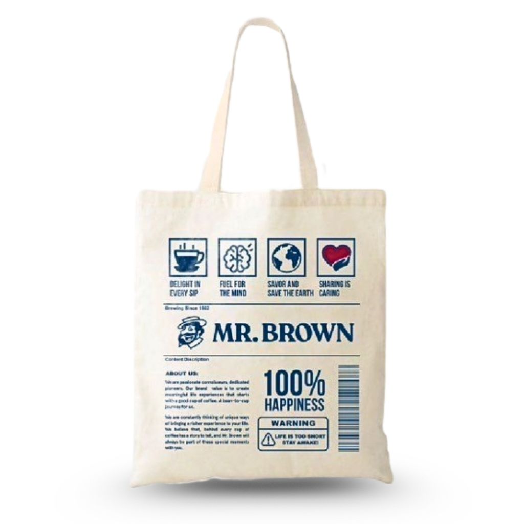 Mr Brown Eco Tote Bag Edited