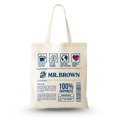 Mr Brown Eco Tote Bag Edited
