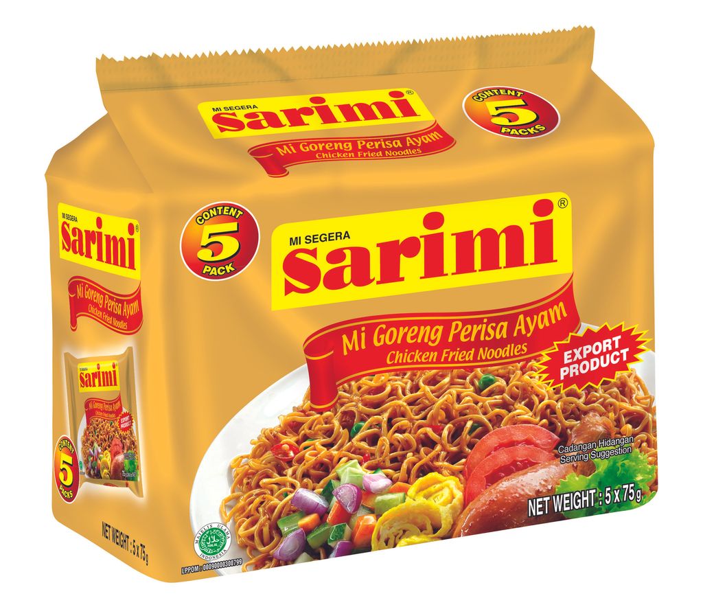 Indomie Sarimi Mi Goreng Ayam RGA 75gx5