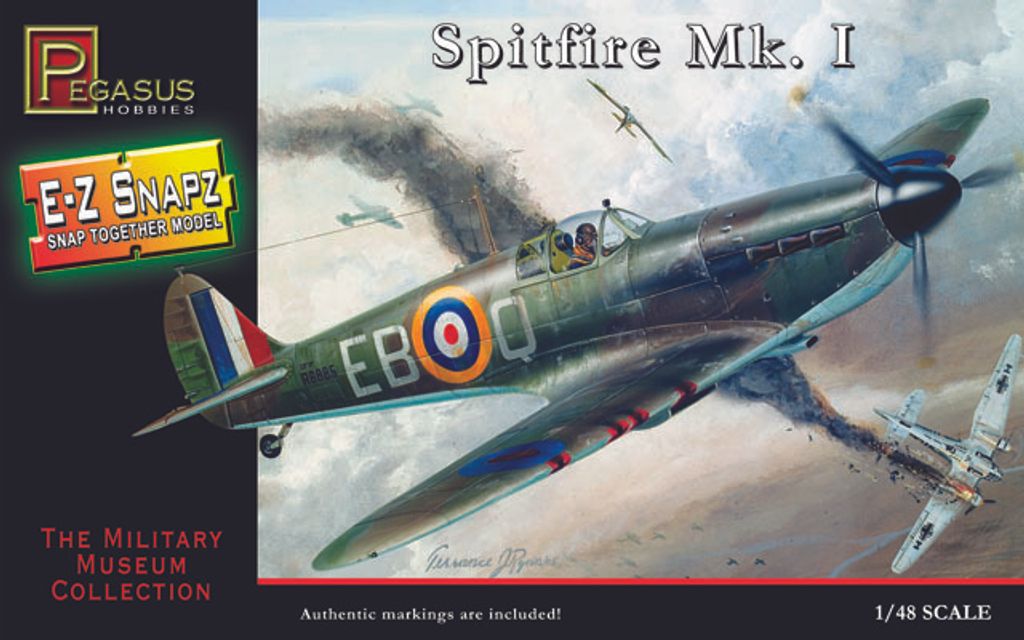 PEGASUS - 8410 Spitfire Mark I box cover a CS 640