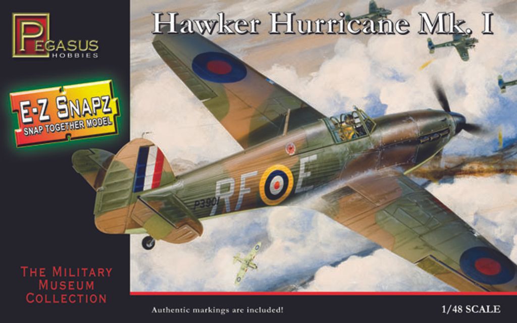 PEGASUS - 8411 Hawker Hurricane Mark I box cover a CS 640