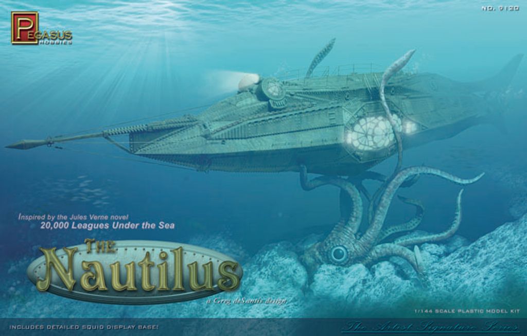 PEGASUS - 9120 Nautilus and Squid box cover cat 640