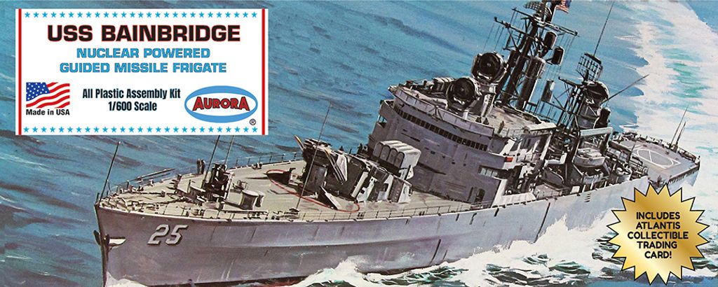 ATLANTIS MODELS - A717 USS Bainbridge Guided Missile Frigate (final)