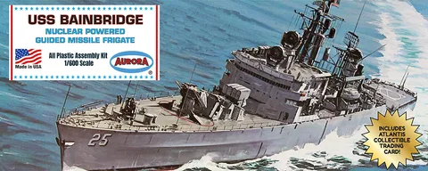ATLANTIS MODELS - A717 USS Bainbridge Guided Missile Frigate (final)
