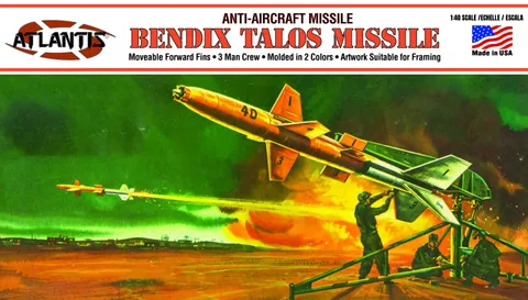 ATLANTIS MODELS - H1808 - US NAVY Bendix Talos Anti-Aircraft Missile (final)