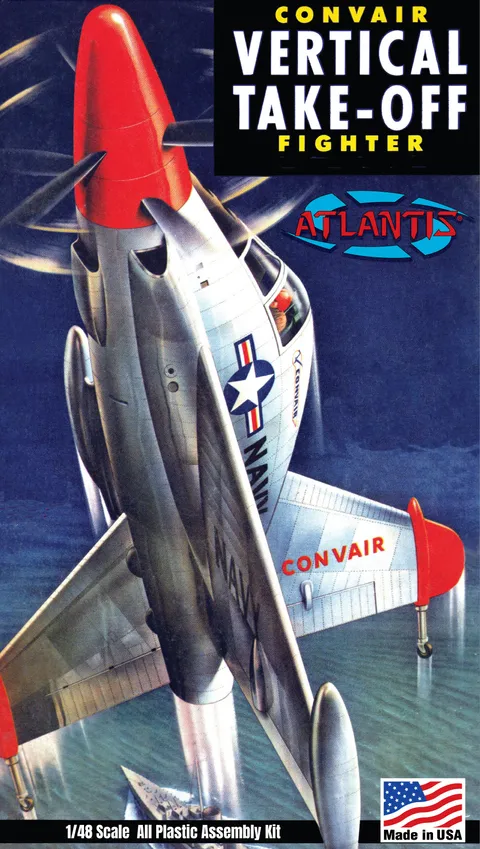 ATLANTIS MODELS - L526 - Convair US Navy Pogo Vertical Takeoff Aircraft (final)