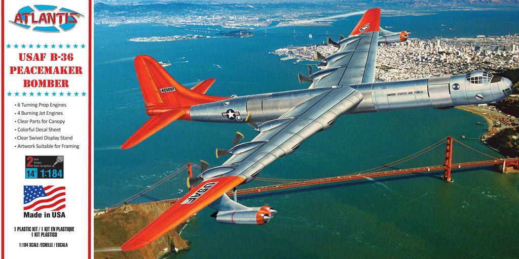 ATLANTIS MODELS - H205 Revell B-36 Air Power (final)
