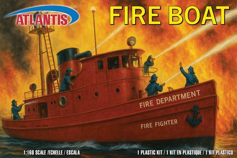 ATLANTIS MODELS - L72121 - Harbour Fire Boat (final)
