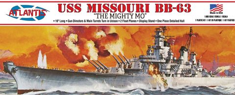 ATLANTIS MODELS - M3000 USS Missouri (BB-63) The Mighty Mo