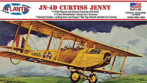 ATLANTIS MODELS - AMCL534 Curtiss Jenny JN-4 Airplane final