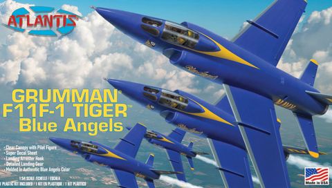 ATLANTIS MODELS - AMCH169 F11F-1 US NAVY Blue Angels boxtop