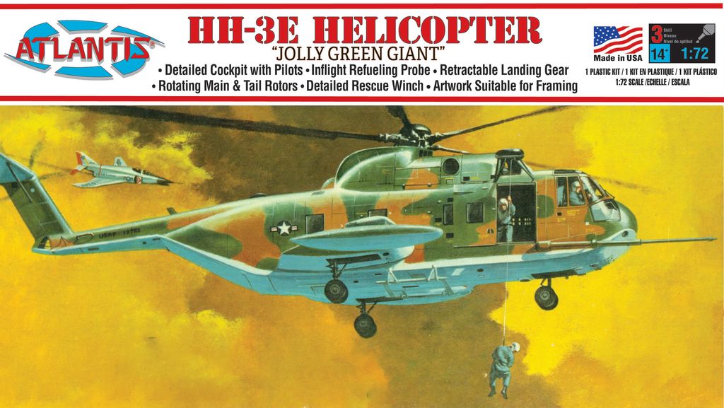 ATLANTIS MODELS - AMCA505 - Jolly Green Giant Helicopter - Box Top Hi-Res