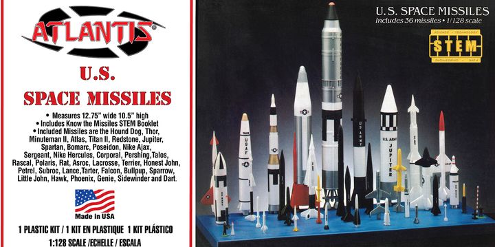 ATLANTIS MODELS - AMCM6871 - US Space Missiles